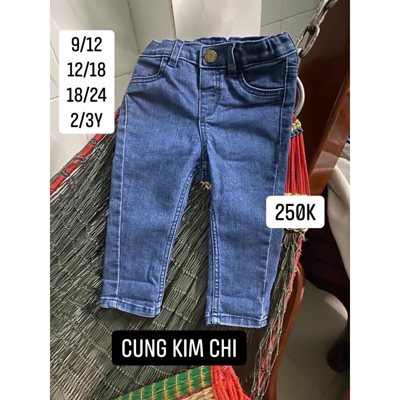 Quần bò skinny cho bé Hm auth (Đọc lưu ý trước khi mua hàng)