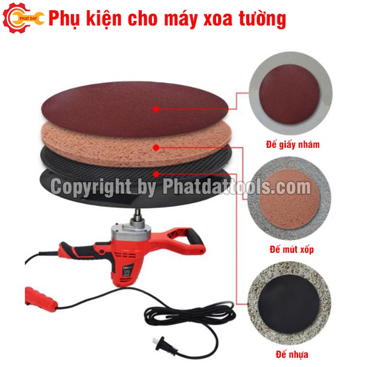 Đế xoa cho máy xoa vữa trát tường