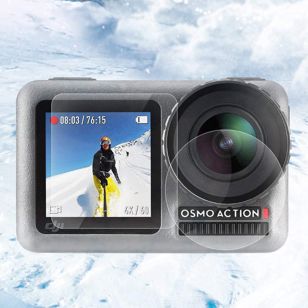 2 kính cường lực bảo vệ màn hình cho máy ảnh DJI Osmo Action 4K