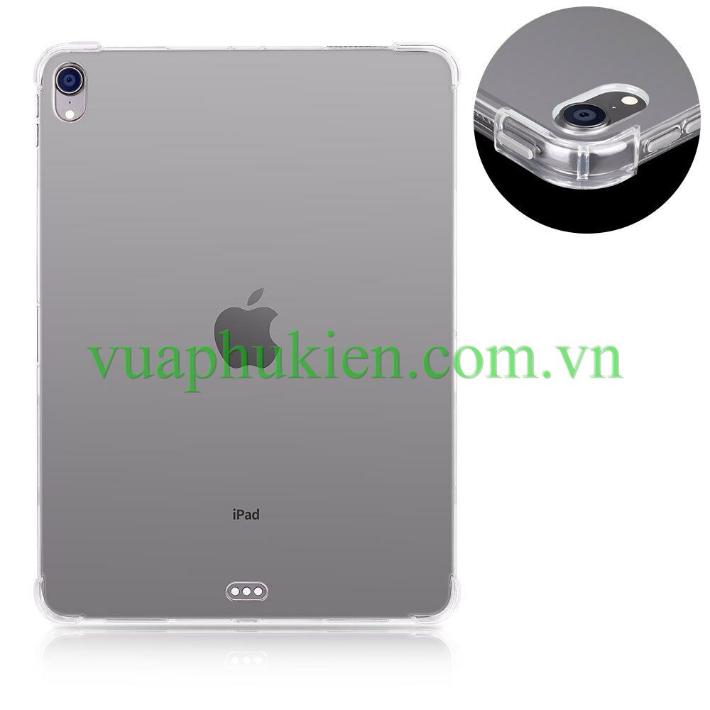 Ốp lưng dẻo chống sốc iPad Pro 11/12.9 inch, Case iPad Mini 6, iPad Air 3/4 (10.5/10.9")/Gen 7/8 (10.2)/9.7" trong suốt
