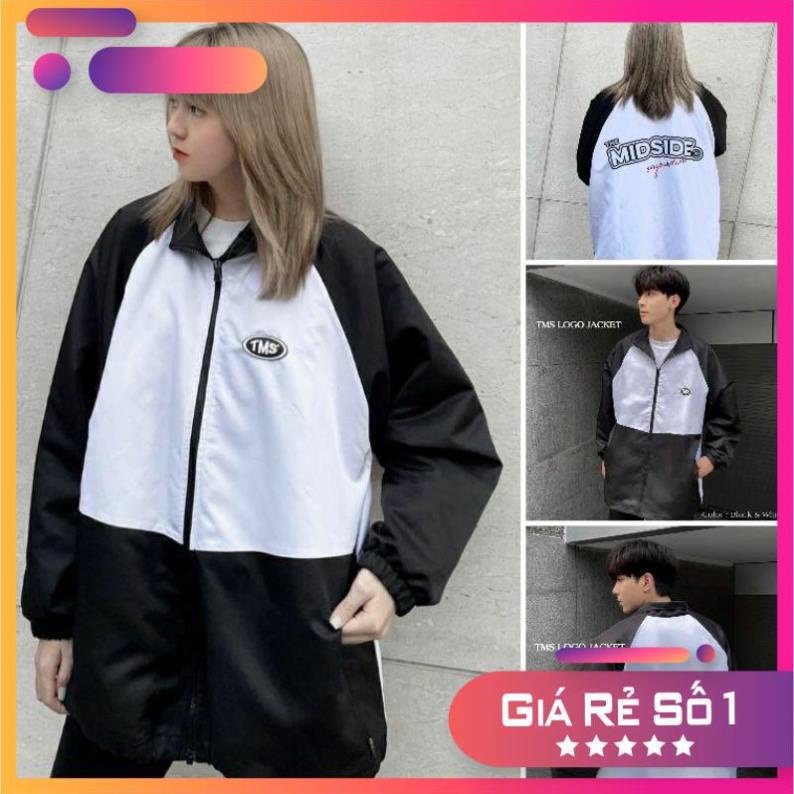 Áo Khoác Dù TMS LOGO MIDSIDE Nam Nữ Ulzzang Unisex Form Rộng Bomber 7zia Jacket - Rubystore