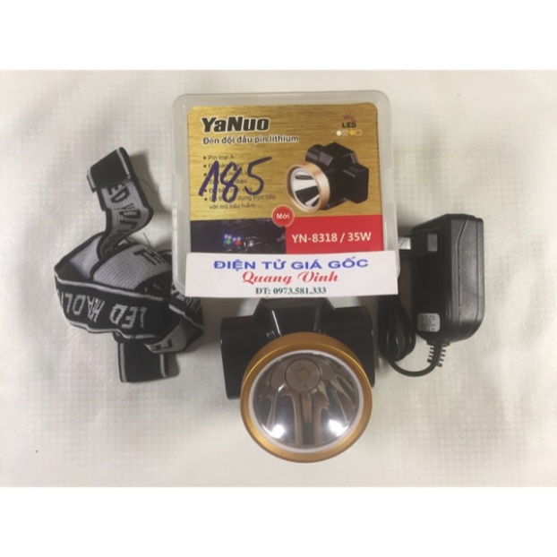 Đèn đội đầu siêu sáng chính hãng Yanuo 8318