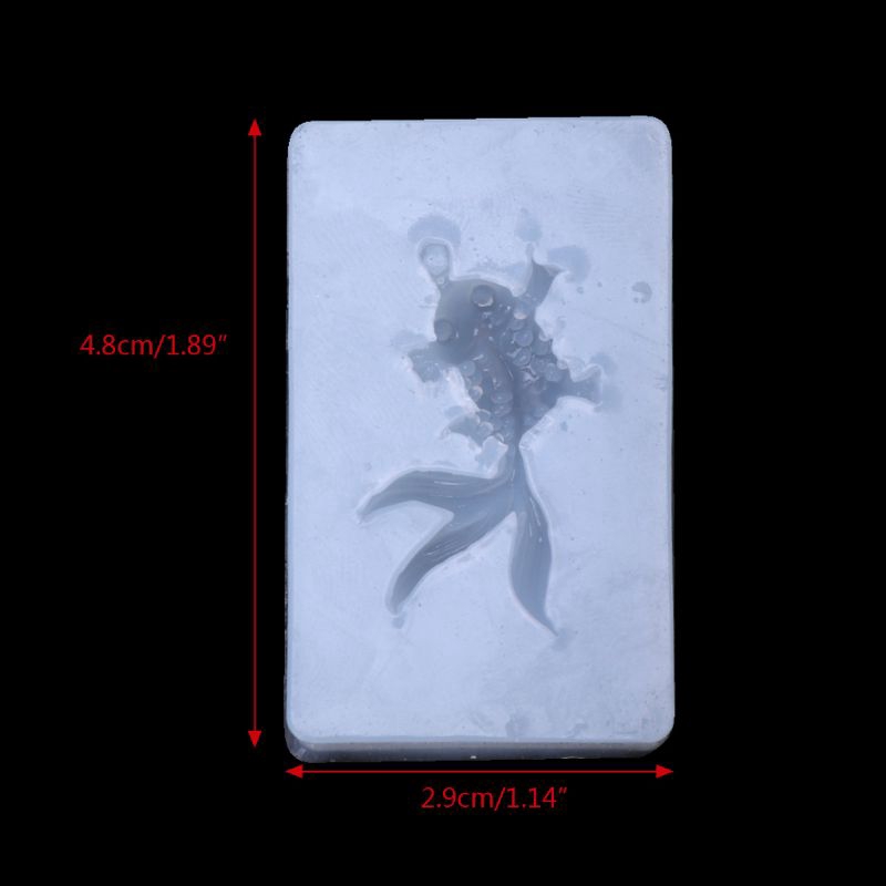 √ Goldfish Pendant Liquid Silicone Mold DIY Resin Jewelry Making Craft Tool