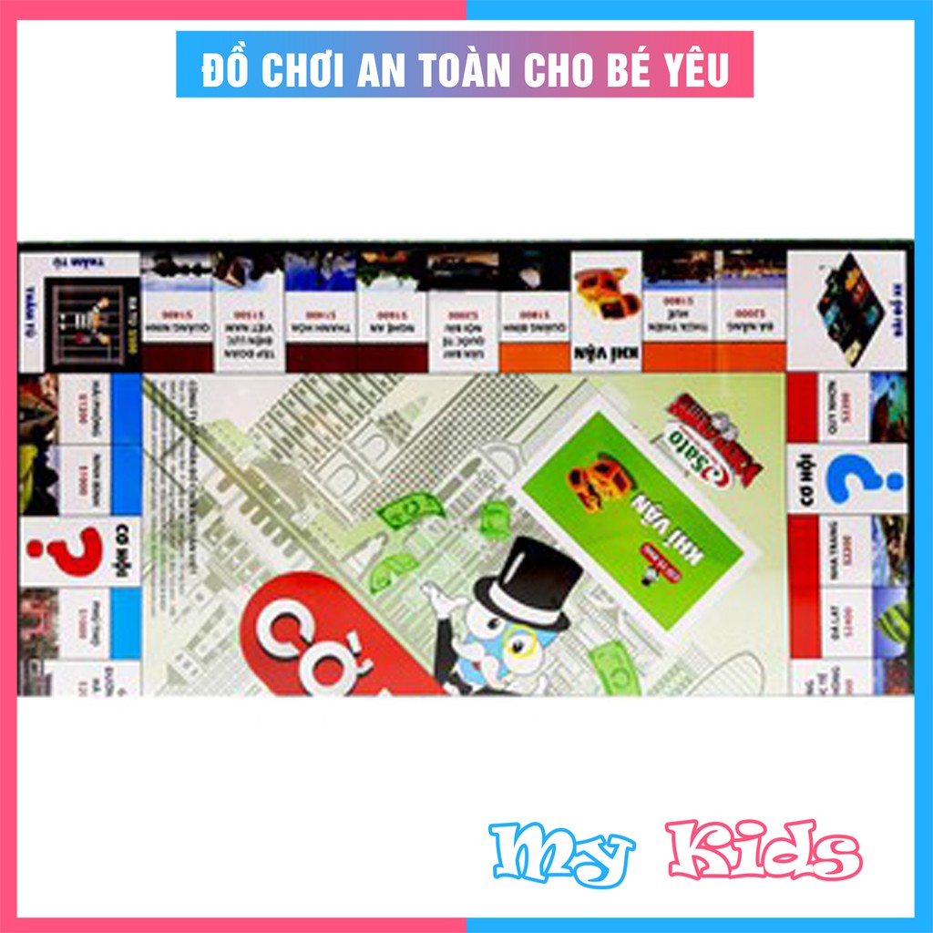 [Mã MYKIDS giảm 10k] CỜ TỶ PHÚ 31cm * 31cm - Made in Việt Nam - Phát triển tư duy tài chính