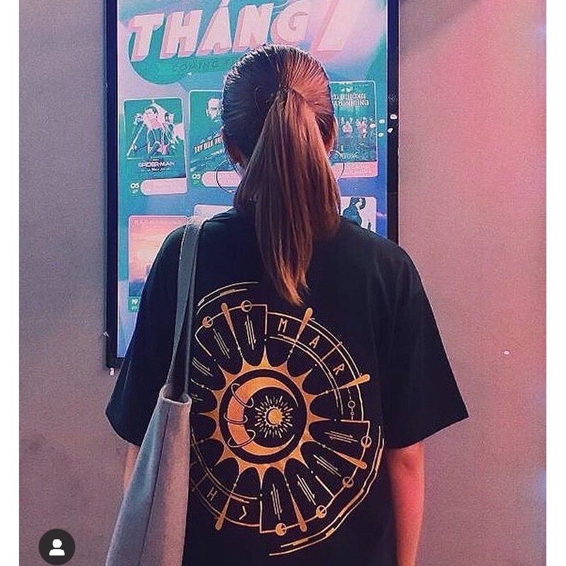 Áo Thun Nam Nữ MARCHY Unisex From Rộng Hot Trend Mới Vải Mềm Mịn Giá Xưởng