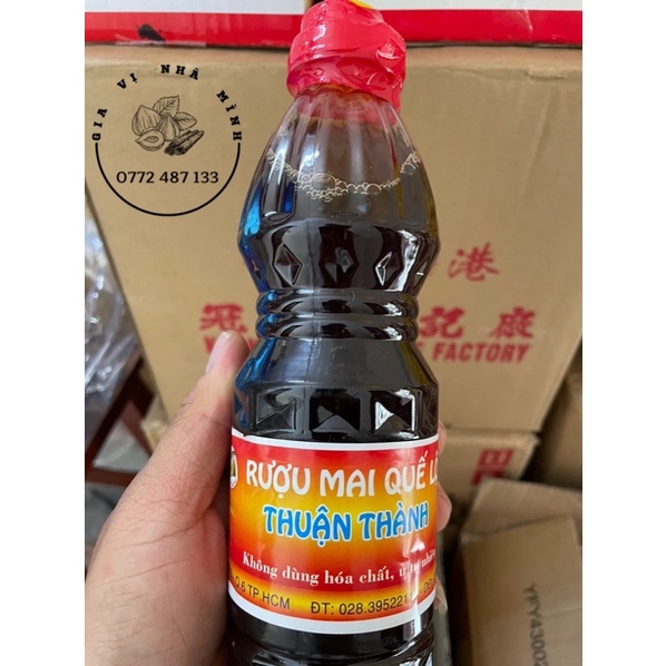 GIA VỊ RƯỢU NẤU ĂN MAI QUẾ LỘ THUẬN THÀNH 450ML