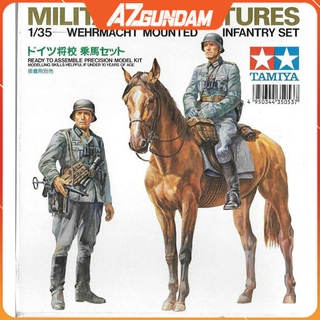 Mô Hình Lắp Ráp Military Miniatures Wehrmacht Mounted Lính Đức Cưỡi Ngựa Chính hãng Tamiya Tỉ Lệ 1/35