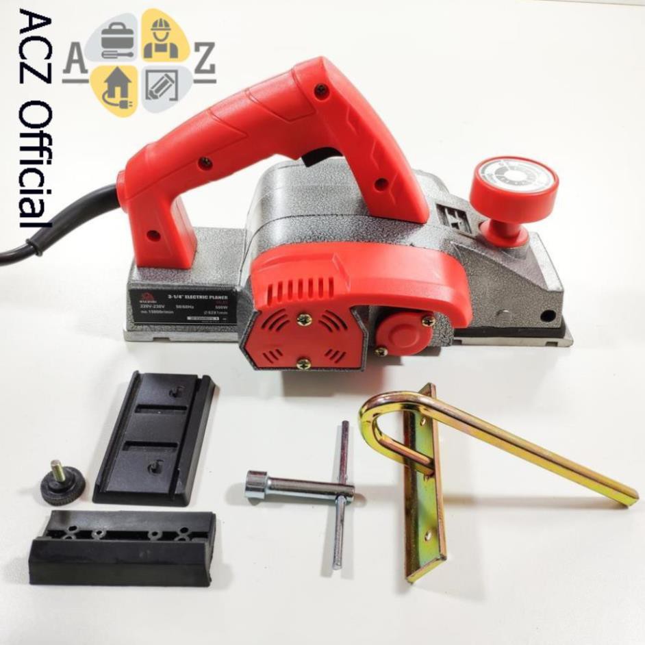 Bào gỗ HALOSHI HL82 có thùng kim loại - BH 12 tháng