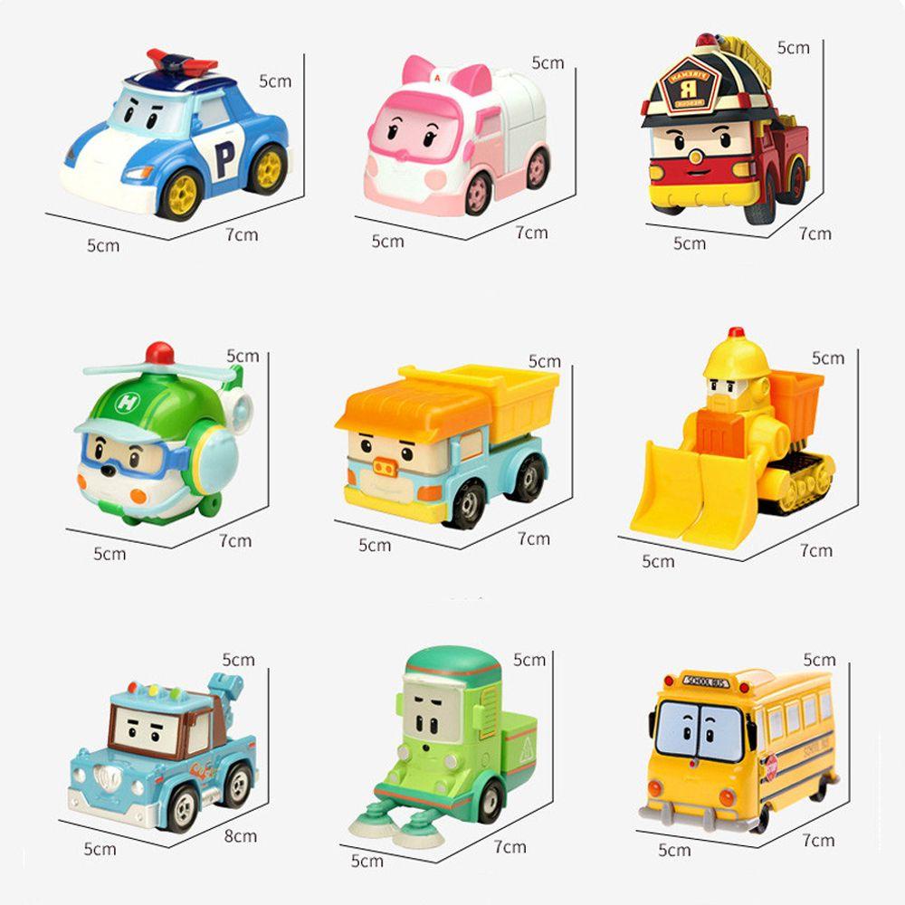 JARRED Mô Hình Đồ Chơi Robocar Poli Hoạt Hình Bằng Hợp Kim Dành Cho Trẻ