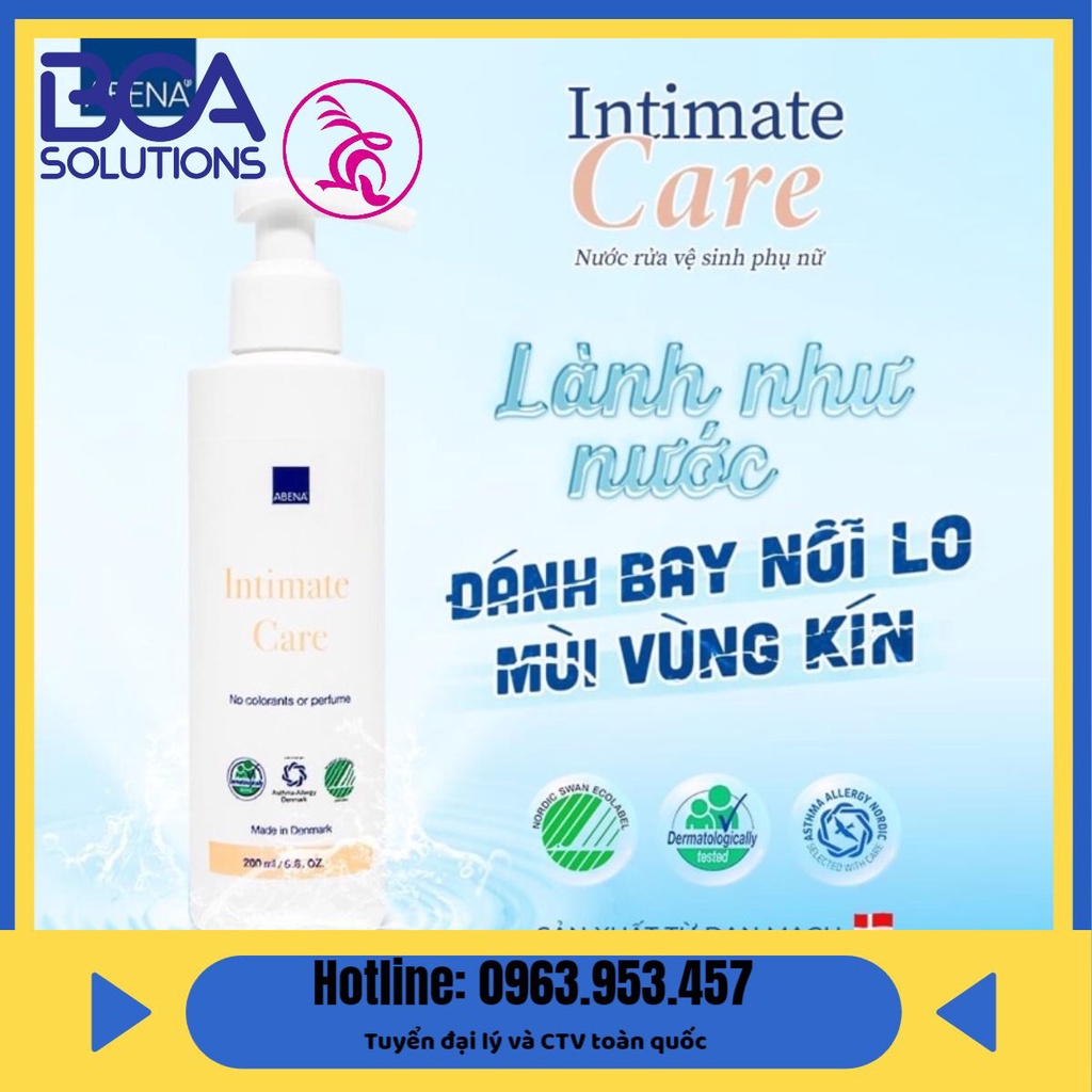 Dung dịch vệ sinh phụ nữ ABENA Intimate Care ngăn ngừa viêm nhiễm