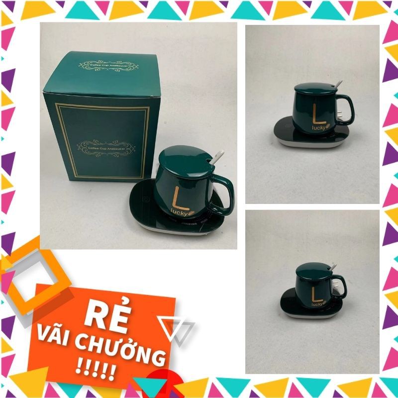 💥BỘ CỐC GIỮ NHIỆT 💥 đồ uống kèm đế điện FULL BOX, thiết kế sang trọng 🚛FREE SHIP🚛