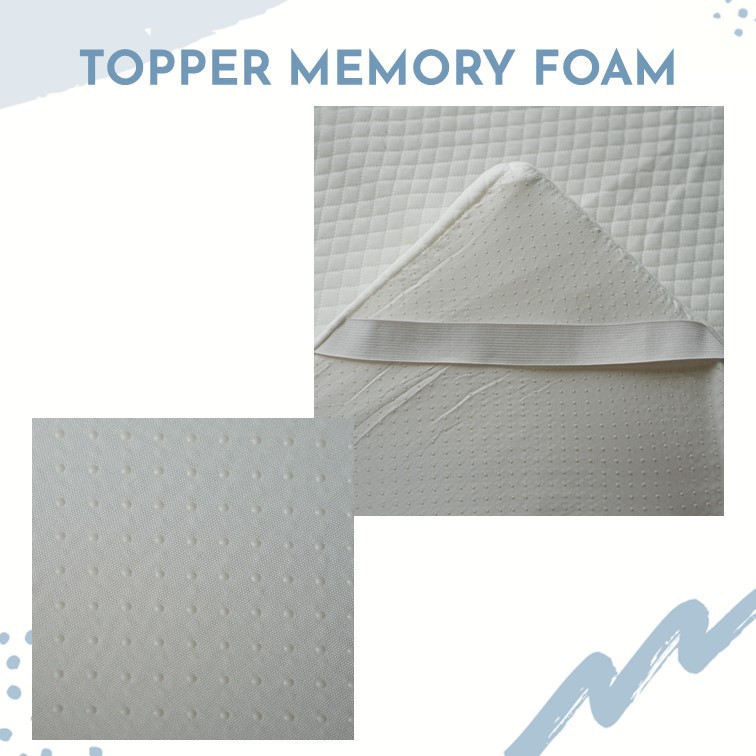 Topper Memory Foam Êm như đệm lò xo cao cấp 9KG