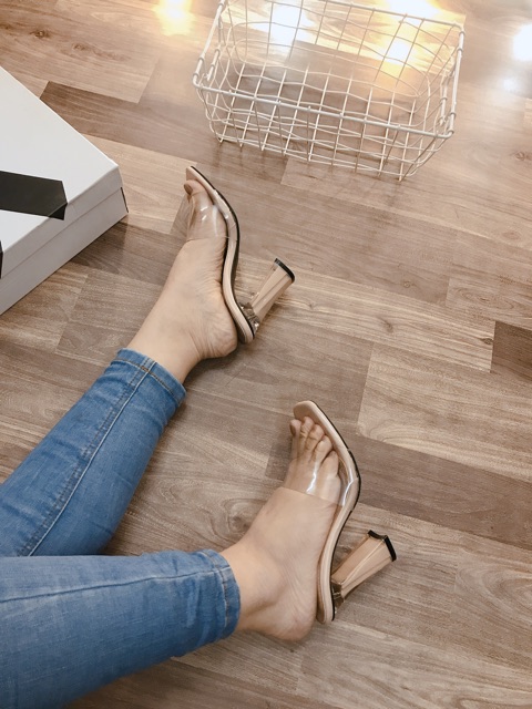 ❤️ HÀNG FULLBOX CÓ SẴN♥️ guốc mika gót vuông 9cm
