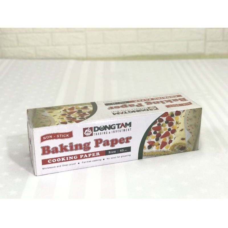 Giấy nướng bánh không thấm mỡ Baking Paper 75m