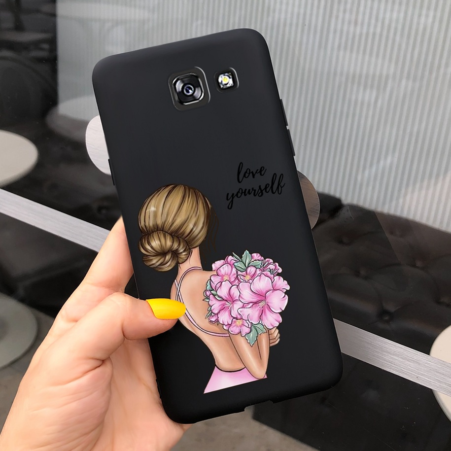 Ốp Điện Thoại TPU In Hình Hoa Cho Samsung Galaxy A5 2017 A5 2016 Samsung A5 2017 2016 A510Y A520F