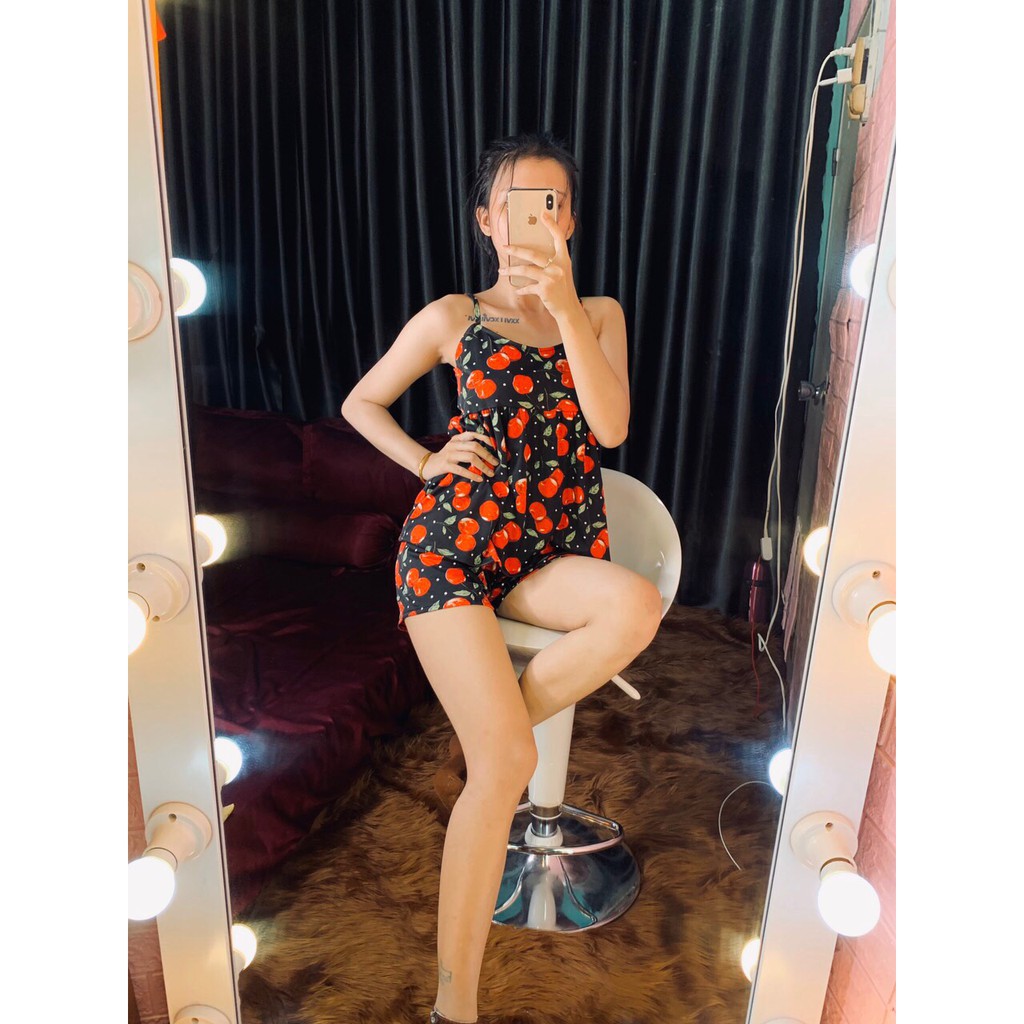 Đồ bộ 2 dây trái cây hot xinh mùa hè xinh xắn