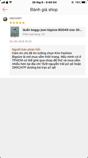 Quần baggy jean nữ bigsize kimfashion, quần ulzzang form rộng bigsize BGD-49-3 60-90kg