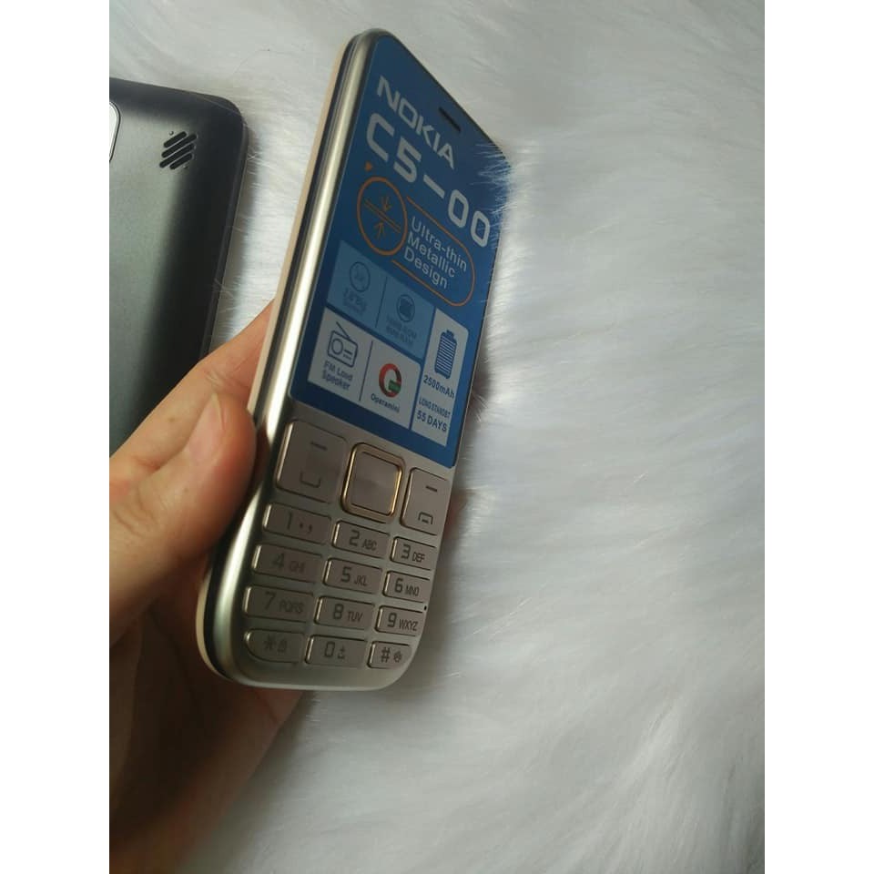 Điện Thoại Nokia C5 2 Sim Chữ To Loa To Cho Người Gìa