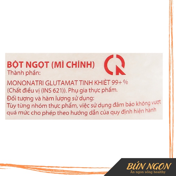 Mì Chính 1KG Ajinomoto - Hạt Nêm, Bột Ngọt Nấu Canh,Phở,Bún - Bún Ngon