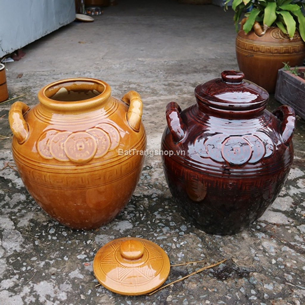 Chum Men Bóng Bát Tràng Có Quai Xách, Hàng Chuẩn L1 Chắc Bền