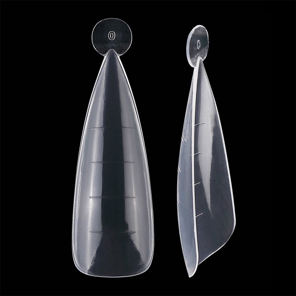 [Hàng mới về] Set 100 móng tay giả trong suốt tự làm móng dễ dàng tiện dụng