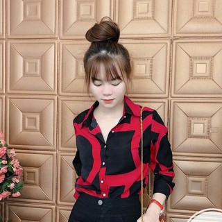 Áo sơ mi họa tiết