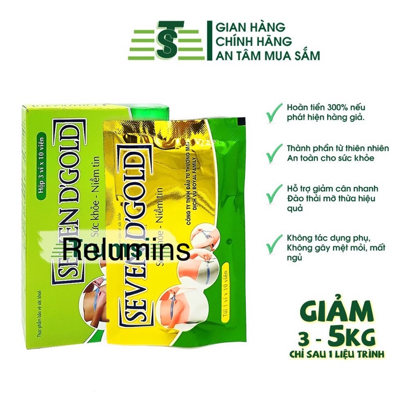 GIẢM CÂN NHANH SEVEN DAYS GOLD CHÍNH HÃNG