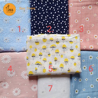 [Mẫu mới] Vải làm scrunchies, khăn bandana, turban nhiều màu