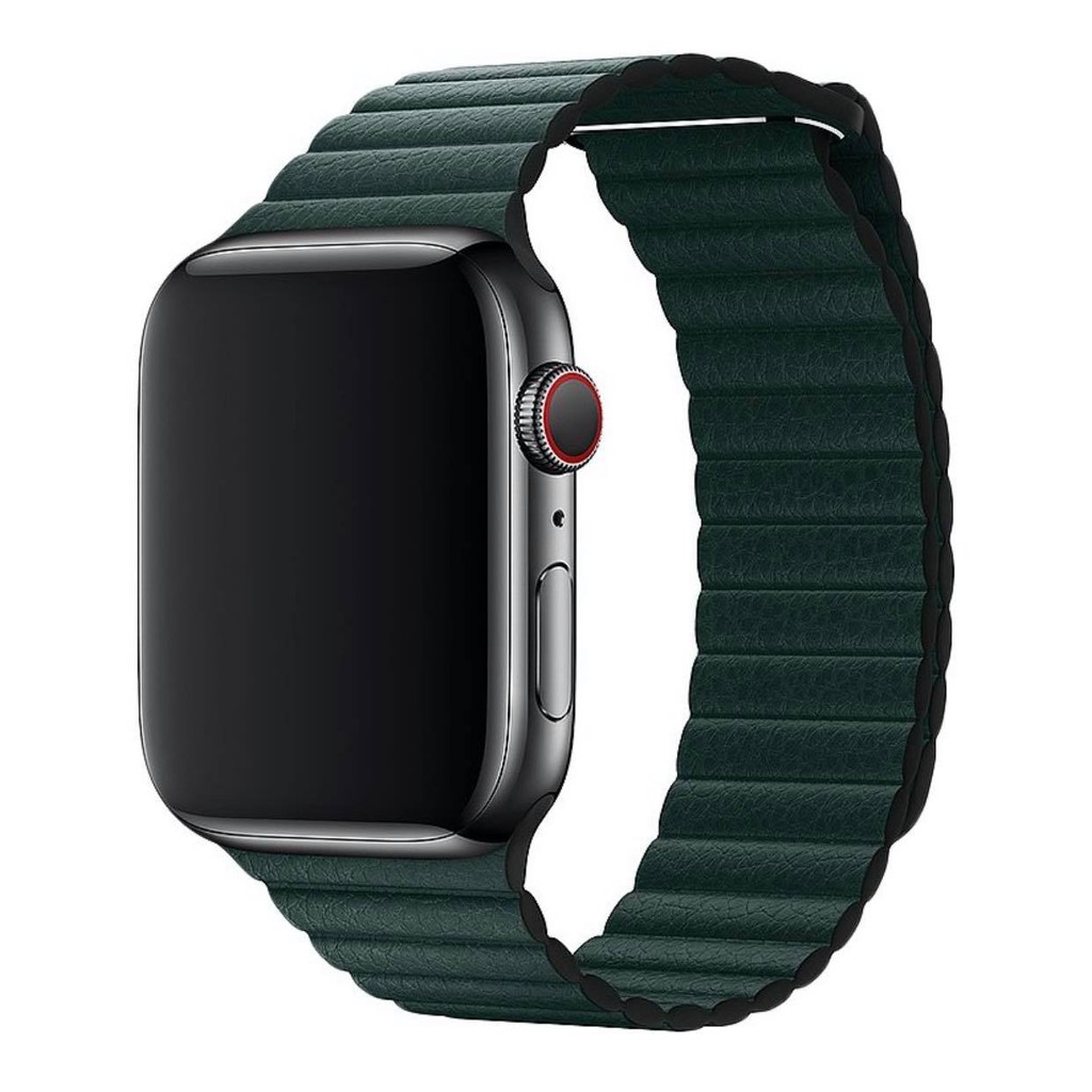 Dây da leather loop apple watch seris 1-2-3-4-5-6, khóa nam châm Techroom