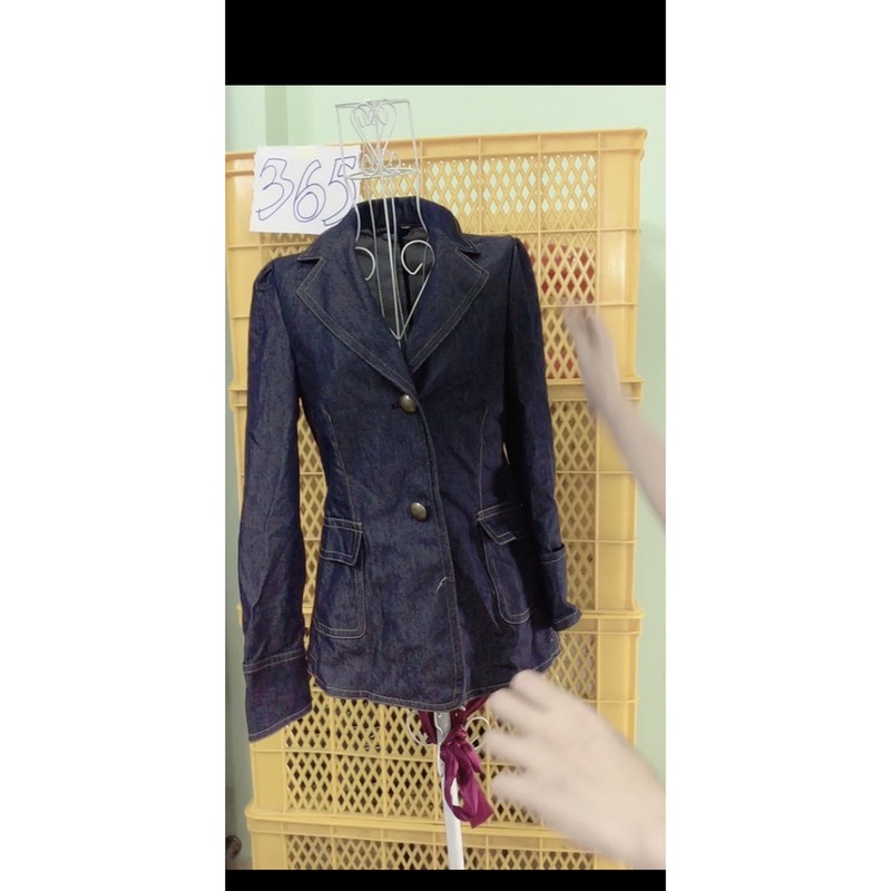 Áo khoác vest jean size S-M.S365