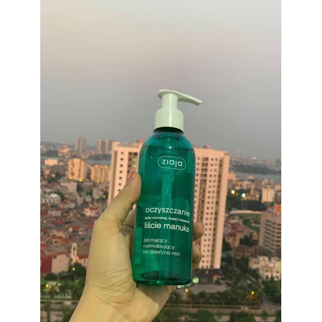 Sữa Rửa Mặt Giảm Mụn,Mờ Sẹo Giảm Thâm Dành Cho Da Dầu  - Ziaja Manuka 200ml