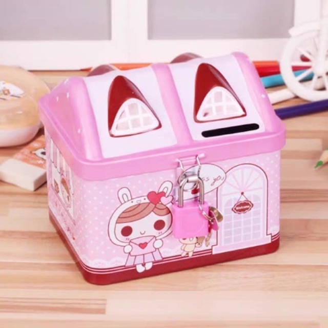 KÉT SẮT HÌNH NGÔI NHÀ CHO BÉ YÊU SIÊU HÓT mã hàng hot