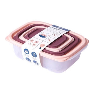 SET 4 HỘP BẢO QUẢN THỰC PHẨM CRISPER TIỆN LỢI