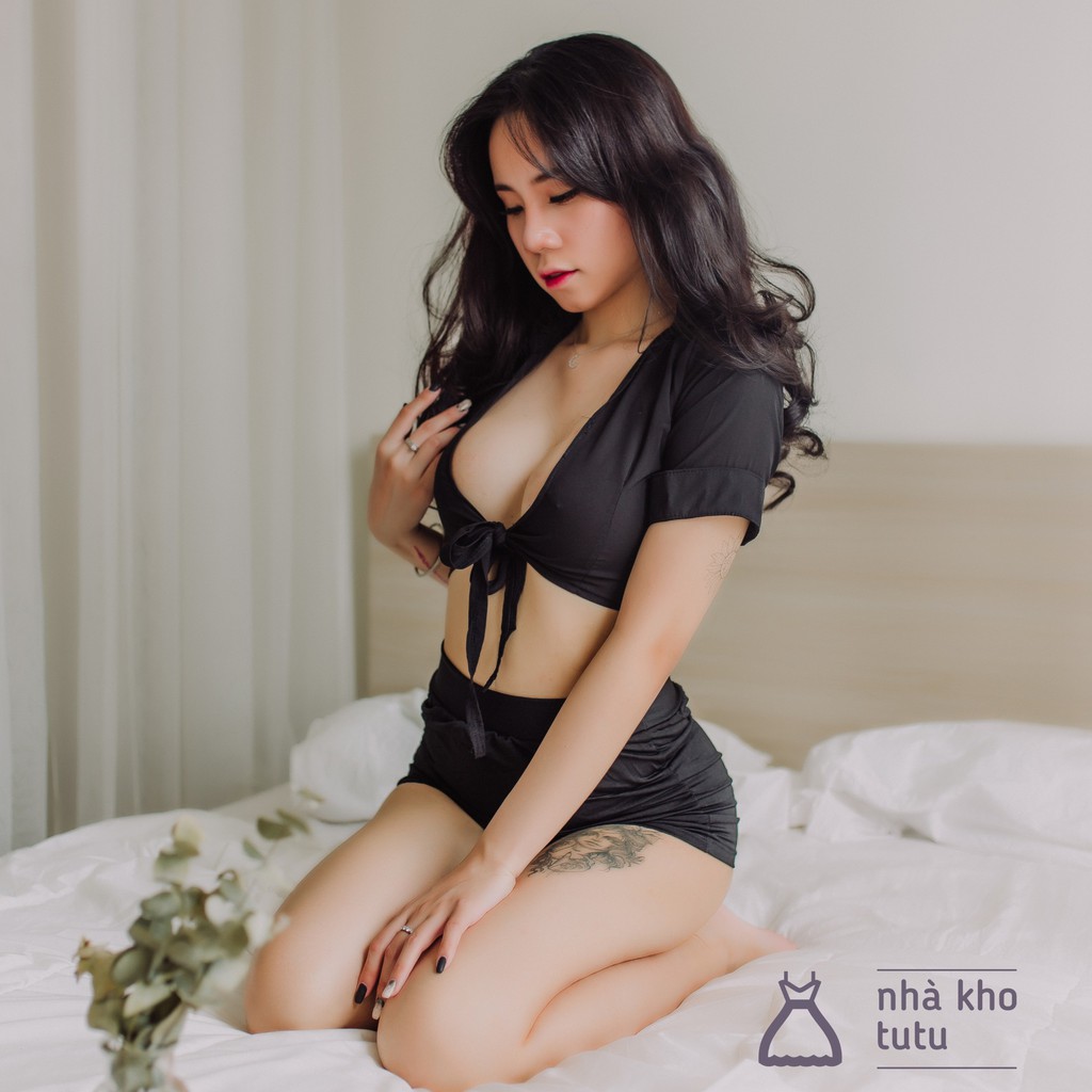 Set đồ ngủ Cosplay Cô thư ký TuTu L246