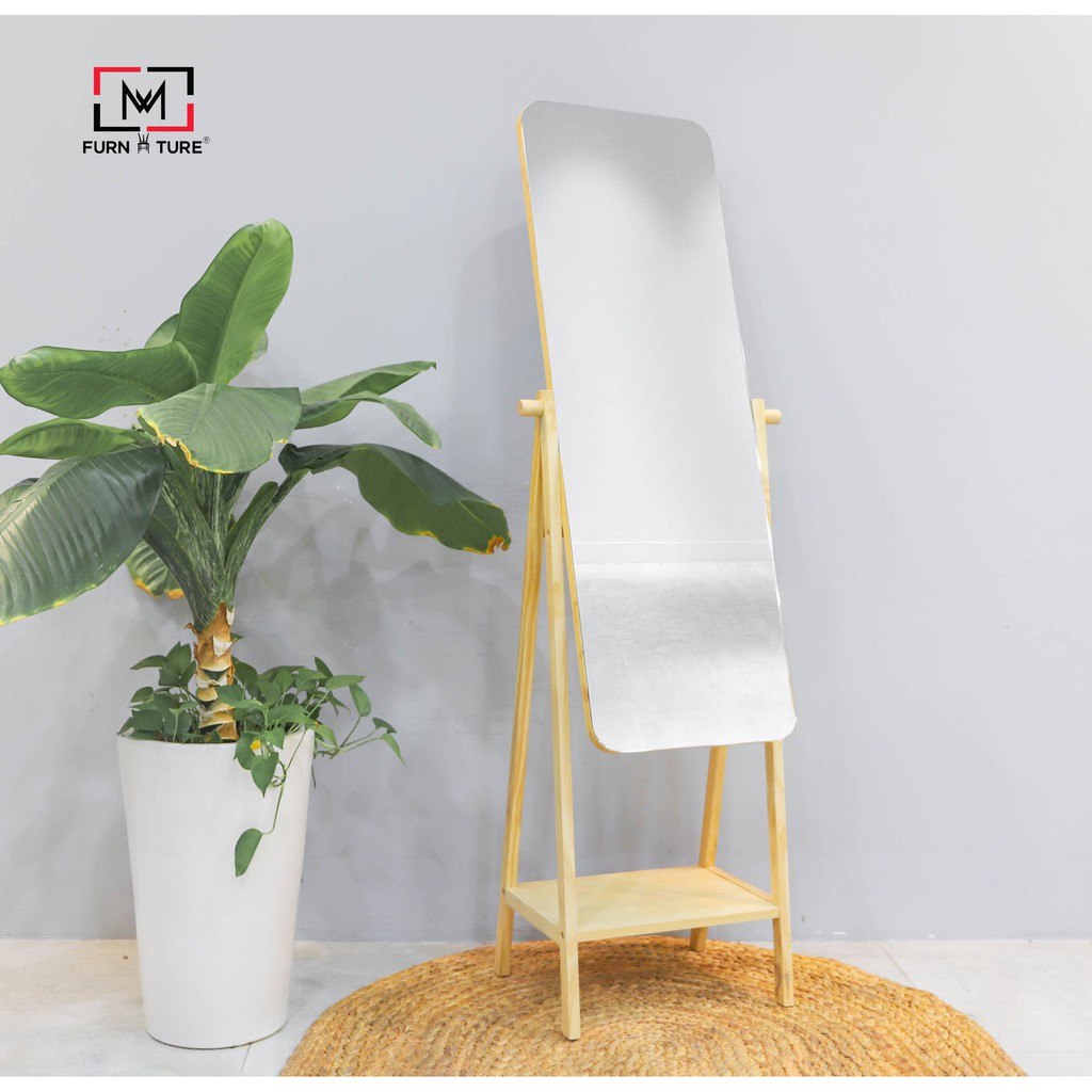 Gương soi toàn thân liền kệ tràn viền thương hiệu MW FURNITURE - Nội thất căn hộ