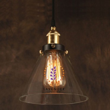 Đèn thả chao thủy tinh