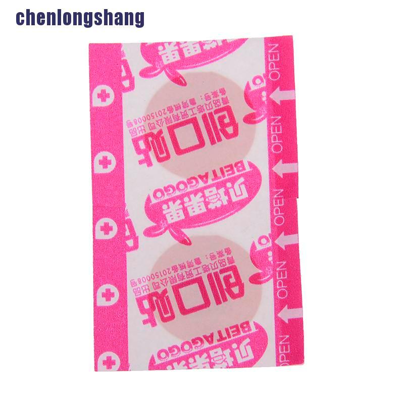 Hộp 100 Miếng Băng Cá Nhân Mini Hình Tròn Dùng Một Lần