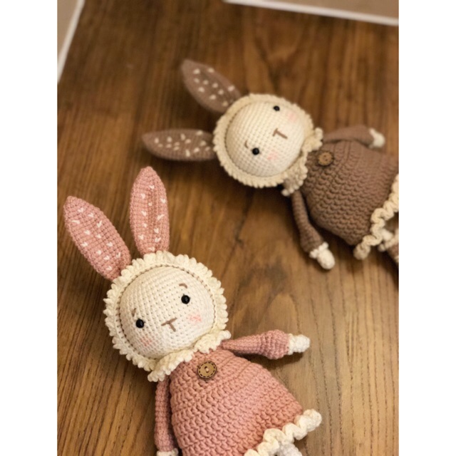 [sẵn hàng]  Mimi - thỏ len handmade