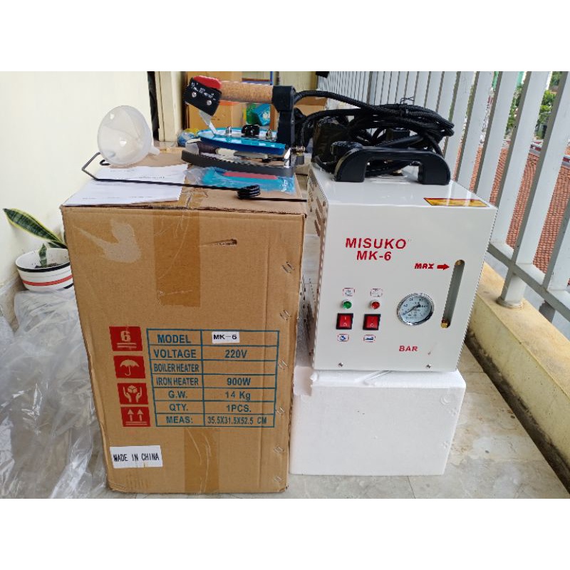 Bộ nồi hơi bàn ủi mini 3KW ( Nồi hơi + Bàn là) ( TẶNG KÈM TẤT LÀ )