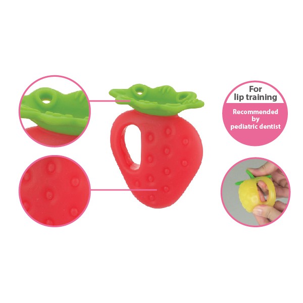 Gặm nướu silicone RICHELL RC22023, ngậm nướu chất liệu an toàn cao cấp cho bé - Monnie Kids