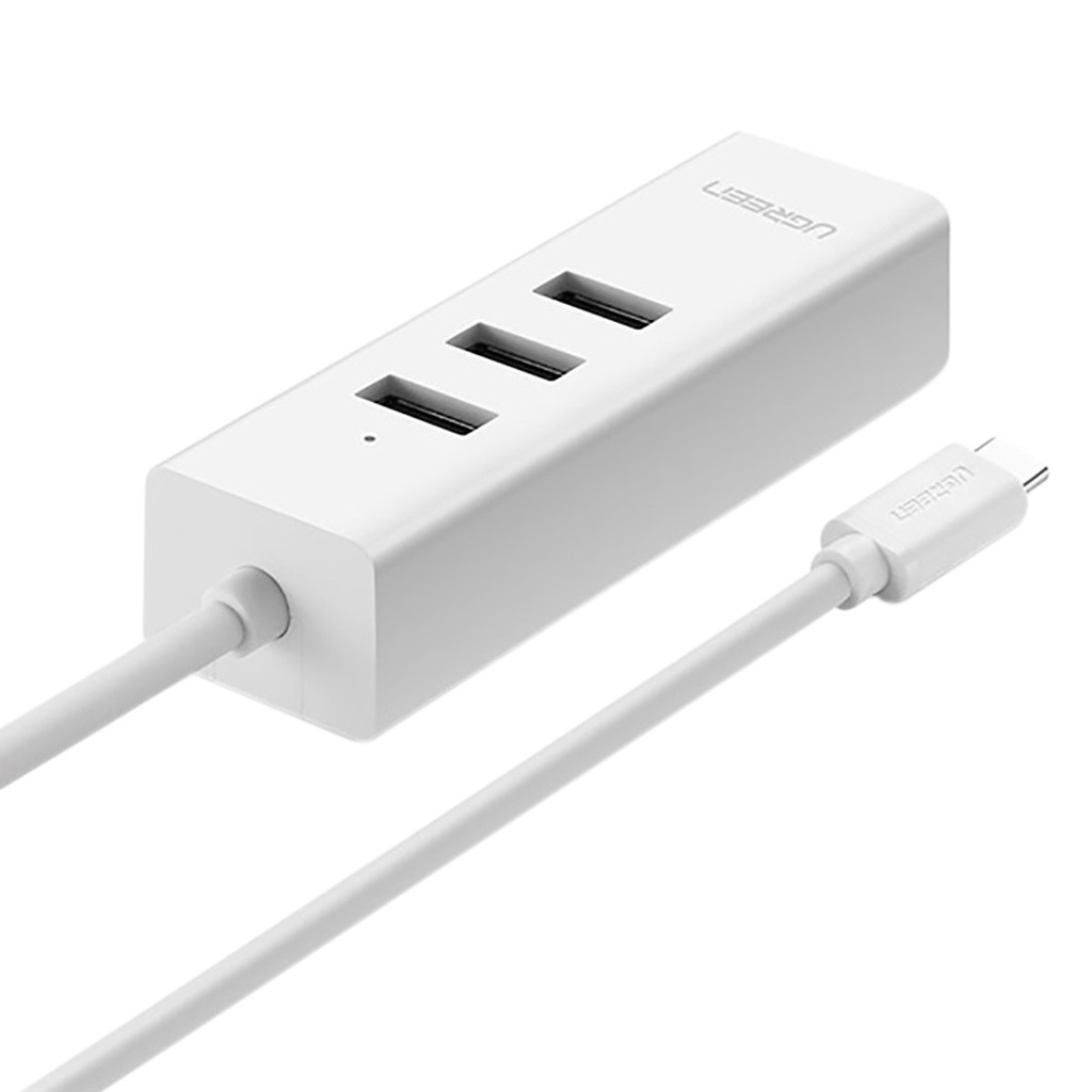 Cáp Chuyển Đổi USB Type C Sang LAN + Hub USB Ugreen 20792