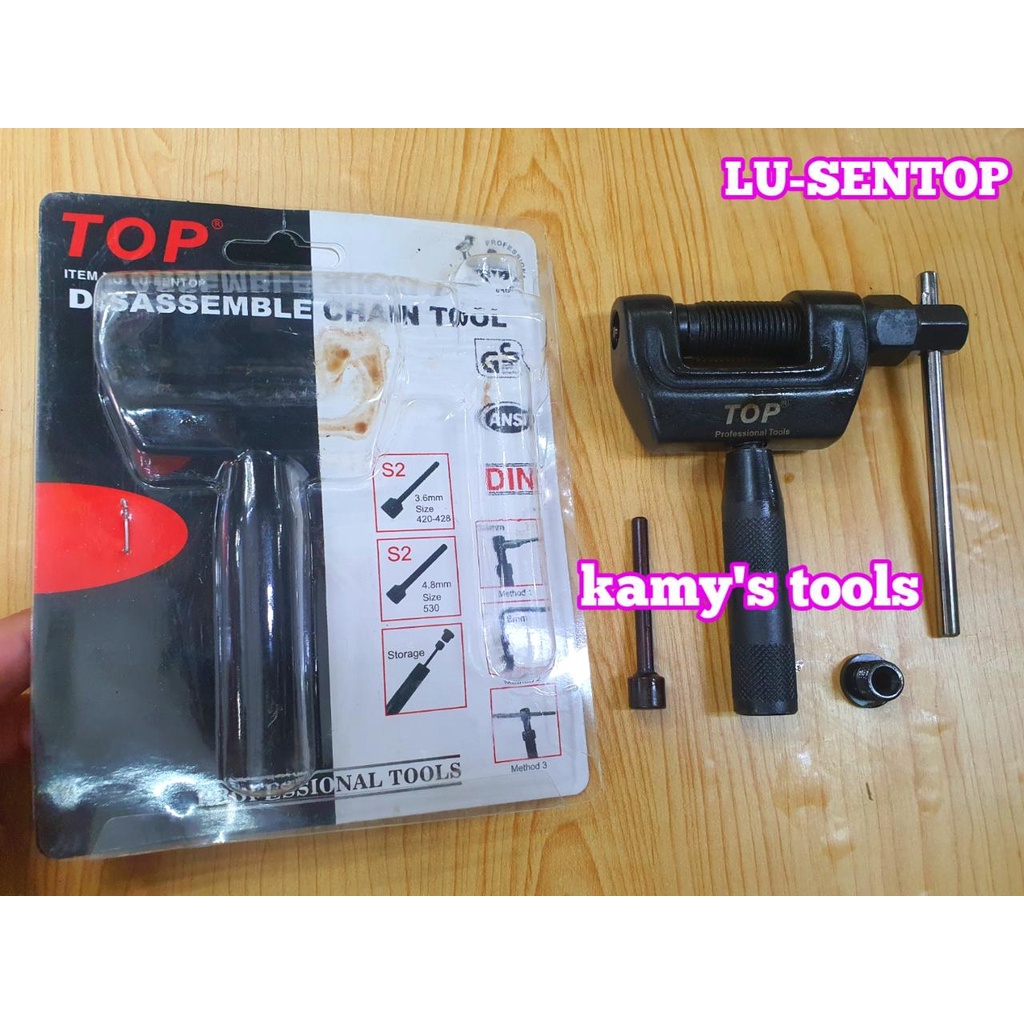 Cảo tháo mắt sên xe gắn máy Top model LU-SENTOP 420-530, cảo sên xe, vam đột xích, cắt xích