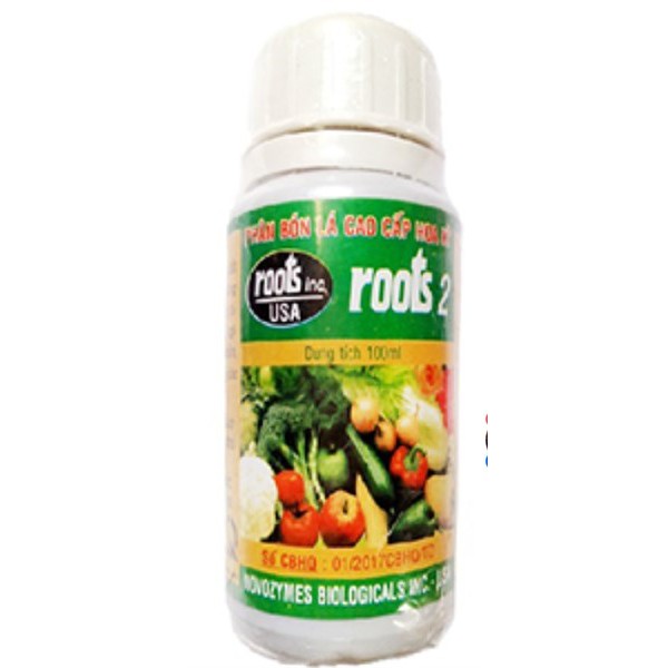 Phân bón lá cao cấp kích rễ Roots 2 nguyên liệu nhập chính hãng từ Mỹ chai 100ml