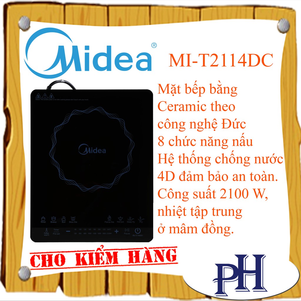 Bếp từ Midea MI-T2114DC