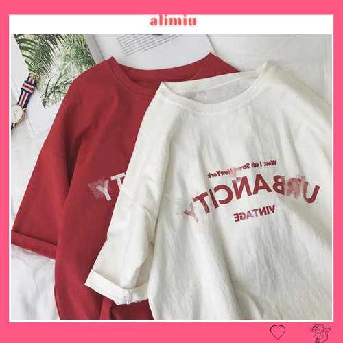 Áo thun nam, nữ from rộng cộc tay kiểu dáng Hàn Quốc AliMiu AC07