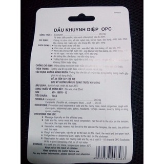 dầu khuynh diệp OPC 25ml