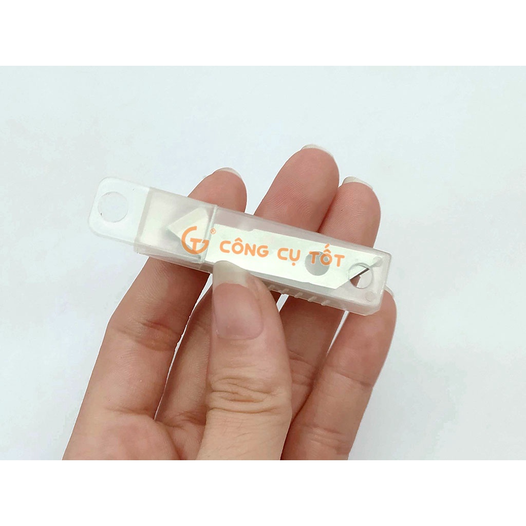 Hộp 5 lưỡi dao móc câu rọc mica đa năng C-Mart A0003B