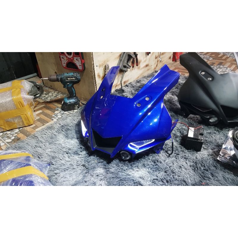 Full bộ đầu đèn R1m cho R15v3 2021