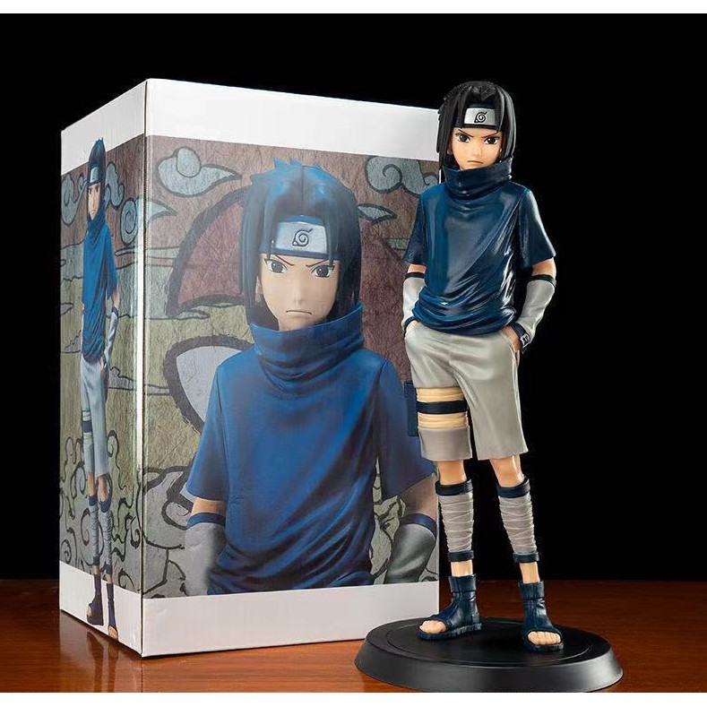 Naruto - Sasuke mô hình nhân vật cao trang trí để bàn cao 25-26CM