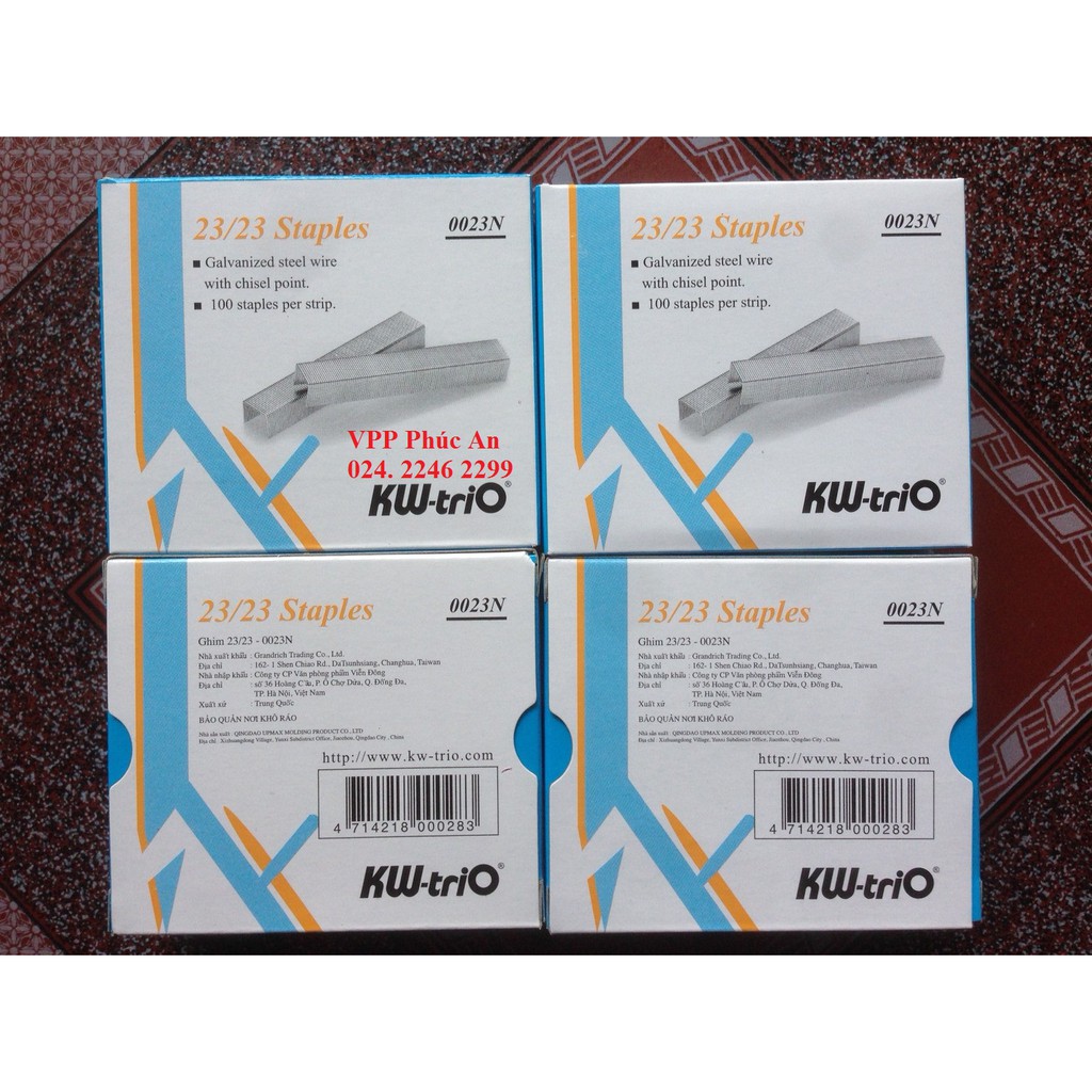 Đạn ghim Trio 23-20, dập 150 tờ hoặc Trio 23-23, dập 210 tờ, chính hãng - Kim bấm - Ghim dập